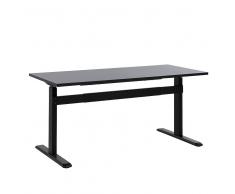 Escritorio con altura ajustable manualmente negro 180x80 cm UPLIFT
