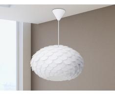Moderna lámpara de techo - Chandelier - Blanco - ERGES