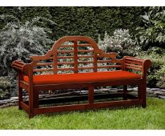 Banco de jardín con colchón terracota clara 180 cm TOSCANA MARLBORO