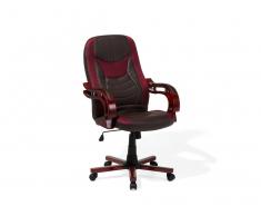 Silla de oficina marrón/rojo CADET