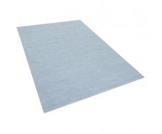 Alfombra de algodón - Azul - 160x230 cm - Hecha a mano - DERNICE