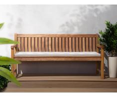Colchón para banco de jardín TOSCANA/JAVA zigzag gris beige 169x50x5 cm