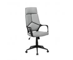 Silla de oficina altura regulable negra-gris DELIGHT