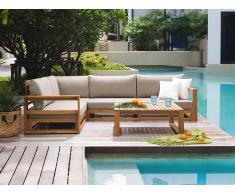 Conjunto de jardín de madera FSC marrón TIMOR
