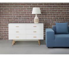 Cómoda en color blanco - Cajonera - mueble de salón - NEWARK
