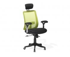 Silla de oficina verde con altura regulable JASPER
