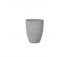 Maceta redonda gris 43x43x52 cm CROTON