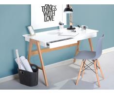 Mesa de escritório - 2 cajones - Blanco - 120x70 cm - SHESLAY