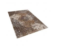 Alfombra de pelo corto beige 140x200 cm PATRAS