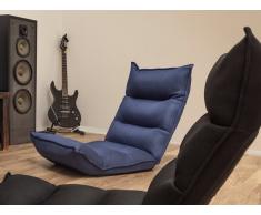 Puf silla - Cojín para sentarse - Azul oscuro - BALKA