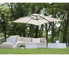 Sombrilla de jardín 250x250x235 cm beige claro MONZA