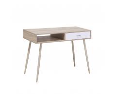 Escritorio marrón claro 100x48 cm DEORA