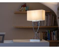 Lámpara de mesa - Iluminación de noche - Metal - Blanco - YASUNI