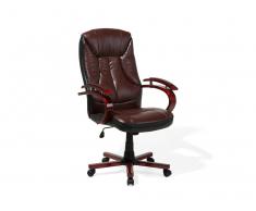 Silla de oficina marrón/negro MARSHAL