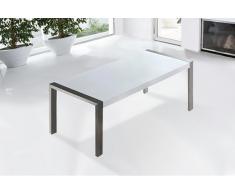 Mesa de comedor - Acero inoxidable- Blanco - 220cm - Arctic I