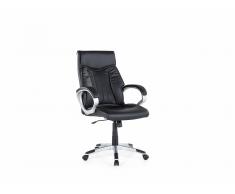 Silla de oficina giratoria en negro TRIUMPH