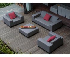 Conjunto de jardín gris - 4 piezas - ROVIGO