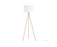 Lámpara de pie en cobre-blanco 148 cm VISTULA