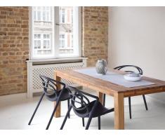 Mesa extensible en madera de roble marrón claro 150x85 cm MAXIMA