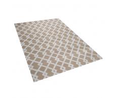 Alfombra de pelo corto 160x230 cm beige SERRES
