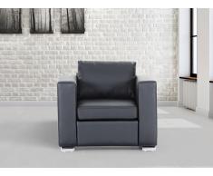 Butaca negra - sillón de piel - HELSINKI
