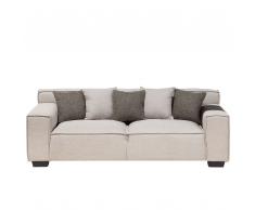 Sofá 3 plazas tapizado beige VISKAN