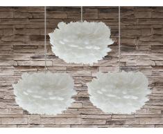 Lámpara de techo 3 piezas en blanco FOGmini