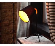 Lámpara de mesa - Iluminación de noche - Acero - Negro - MOOKI
