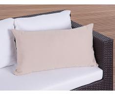 Cojín de jardín - Almohadón para mobiliario de exterior - 50x70 cm caramelo