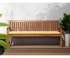 Colchón para banco de jardín TOSCANA/JAVA amarillo 169x50x5 cm