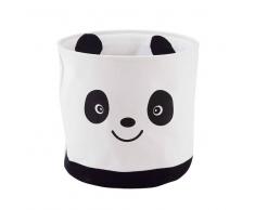 Maisons du Monde Cesta organizativa panda de tela GRAPHIKIDS