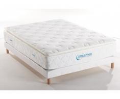 Pack Somier + Colchón de muelles ensacados con cubre colchón integrado AMERICAN DREAM de DREAMEA - 200x200cm