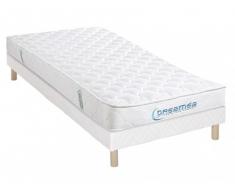 PACK Colchón muelles ensacados PRESTIGE + base tapizada - 90x190 cm