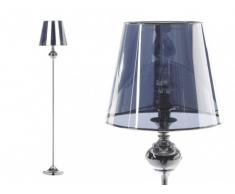 Lámpara de pie POKER de metal y PVC - Alto 155 cm