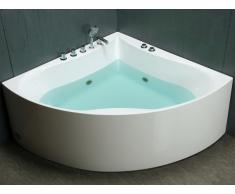 Bañera rinconera AGYNESS - 263 litros - 135 x 135 x Altura 57cm