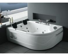 Bañera de hidromasaje rinconera ODYSSEA - 2 plazas - Ángulo derecho