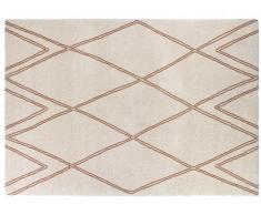 Alfombra de estilo bereber ARCADIE - 100% polipropileno - 120x170cm - Crudo y óxido