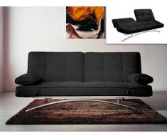 Sofá cama clic-clac ATLANTA II - Negro