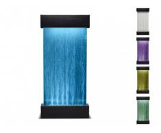 Pared de burbujas de agua CECILY - LEDs de color cambiante - Alto 122 cm