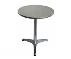 Mesa de jardín redonda de aluminio MONTMARTRE