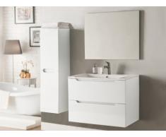 Conjunto STEFANIE - muebles para baño y espejo - Lacado blanco