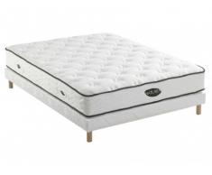 Pack Colchón con viscoelástica SAPHIR + base tapizada - 180x200 cm