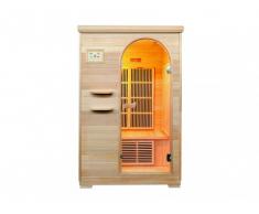 Sauna de infrarrojos TALLINE II - 2 plazas - Gama Carbono