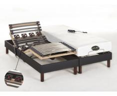 Cama eléctrica THESEE de NATUREA - Espuma viscoelástica - 2x80x200 cm