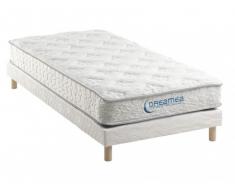 REBAJAS - PACK somier + colchón de muelles ensacados de 22 cm de grosor SERENITE de DREAMEA - 90x190 cm