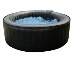 Jacuzzi hinchable B-HAPPY - 6 personas - Negro - 130 chorros de aire