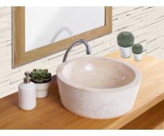 Lavabo de mármol MARBLE - Color crema