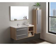 Conjunto de baño JASMINE - muebles de baño - Madera gris