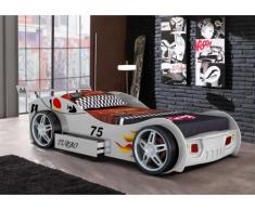 Cama coche RUNNER con cajón - 90x200 cm - Blanco