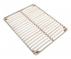 Somier de láminas 140x190cm - 2x19 láminas - Sin patas - Beige